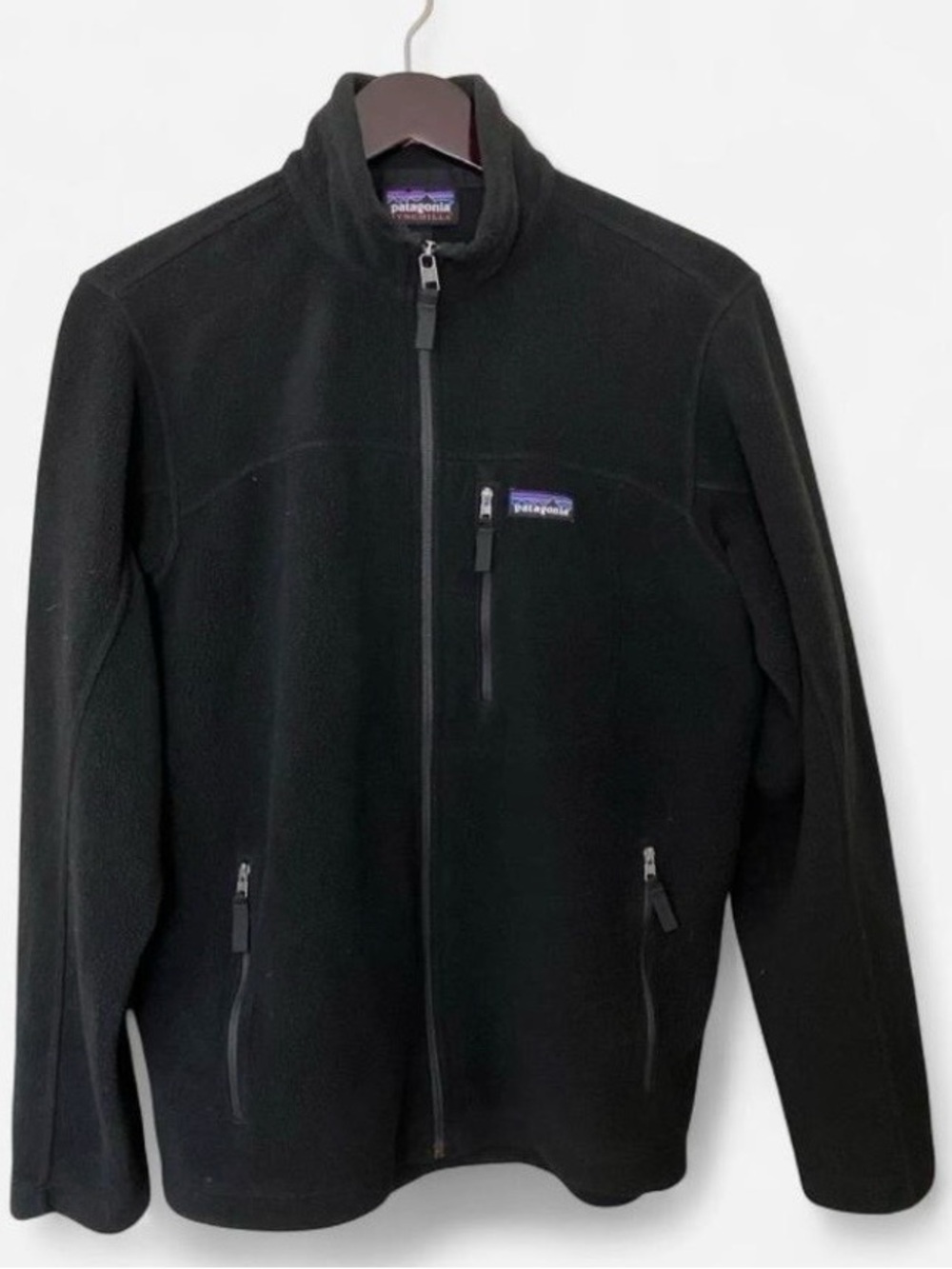 Patagonia Men's Black Full-Zip Synchilla Fleece Jacket Size Small